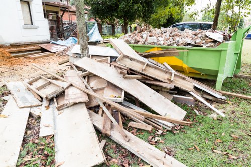 Cleared and decluttered space after home clearance in Southwark